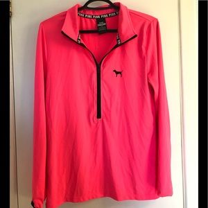 VS PINK Quarter Zip Athletic Pullover